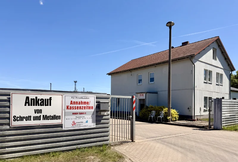 Einfahrt Gerwischer Rohstoff